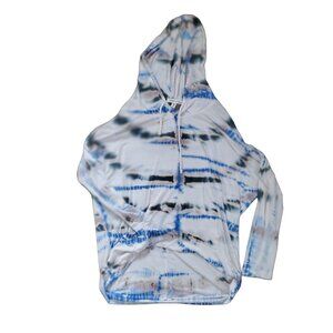 KAREN by karen Kane Tie Dye Hoodie Kangaroo Pocket Made in USA